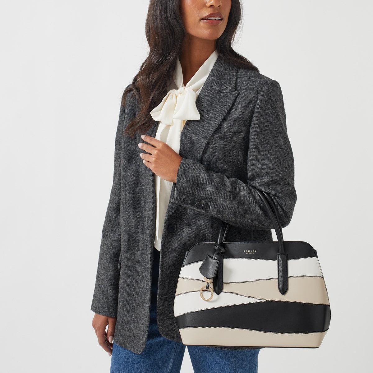 LIVERPOOL STREET 2.0 - PATCHWORK - Medium Zip - Top Multiway - RUTHERFORD & Co