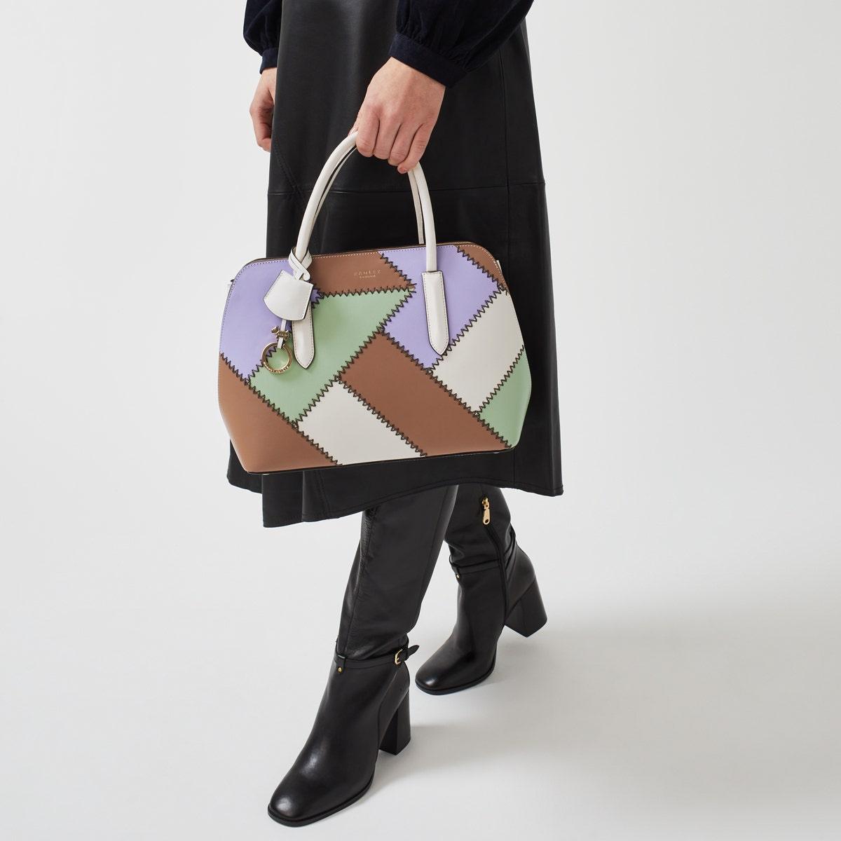 LIVERPOOL STREET 2.0 - PATCHWORK - Medium Zip-Top Multiway