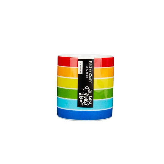 KitchenCraft 80ml Porcelain Rainbow Espresso Cup - RUTHERFORD & Co