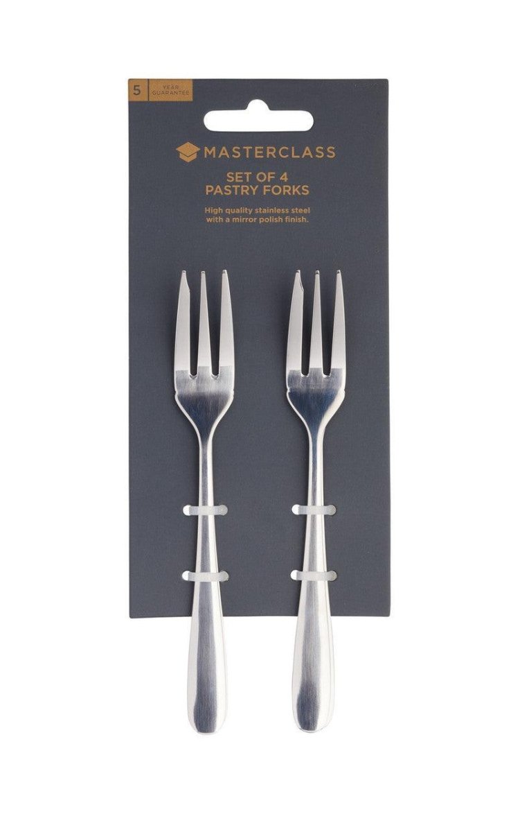 MasterClass Set of 4 Pastry Forks - RUTHERFORD & Co
