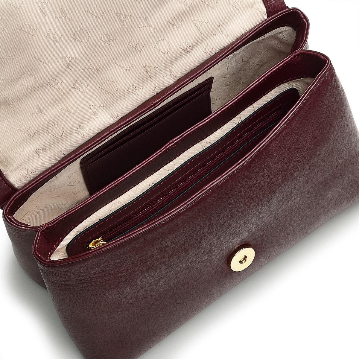 MILL BAY - STRIPE QUILT - Medium Flapover Crossbody - RUTHERFORD & Co