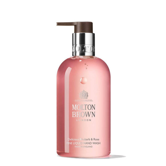 Delicious Rhubarb & Rose Fine Liquid Hand Wash - RUTHERFORD & Co