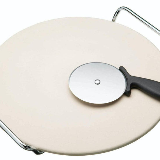 KitchenCraft World of Flavours Italian Pizza Stone Set - RUTHERFORD & Co