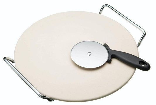 KitchenCraft World of Flavours Italian Pizza Stone Set - RUTHERFORD & Co