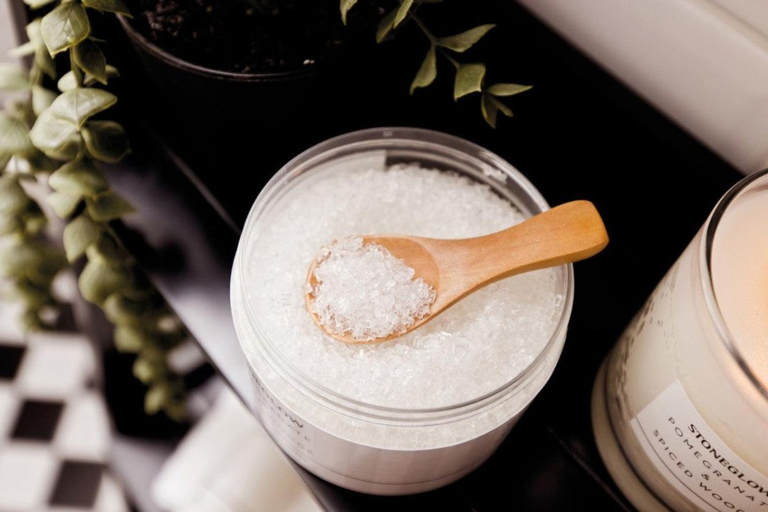 Pomegranate & Spiced Woods - Mineral Bath Salts - RUTHERFORD & Co