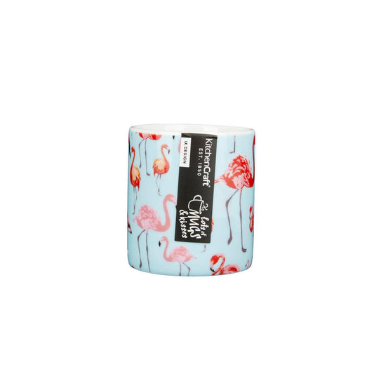 KitchenCraft 80ml Porcelain Flamingo Espresso Cup - RUTHERFORD & Co