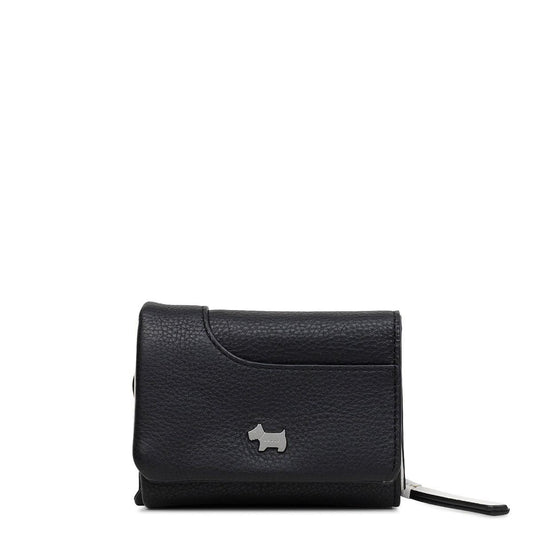 LONDON POCKETS - Small Trifold Purse Black - RUTHERFORD & Co