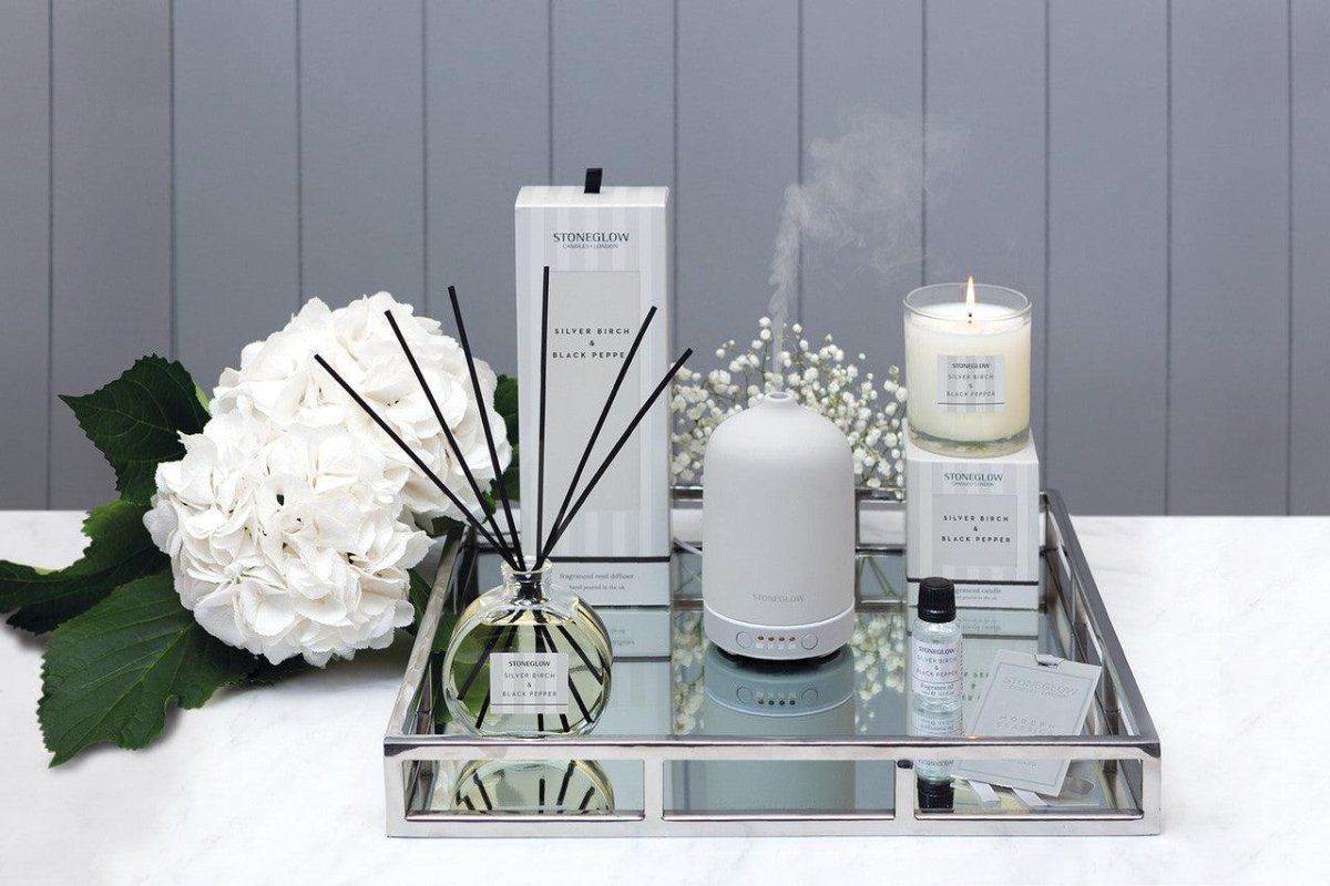 Silver Birch & Black Pepper - Scented Candle - Boxed Tumbler - RUTHERFORD & Co