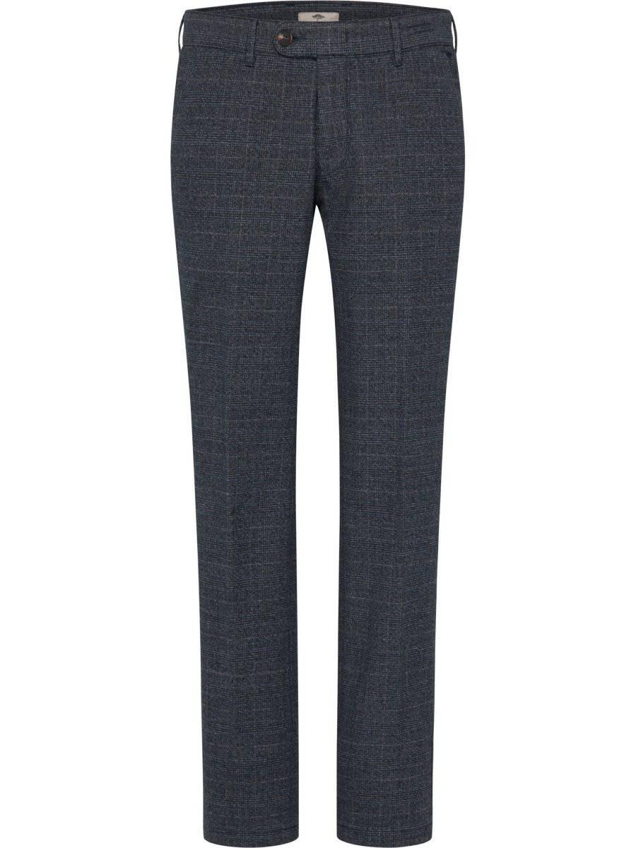 Togo Flat Front Check MF - RUTHERFORD & Co