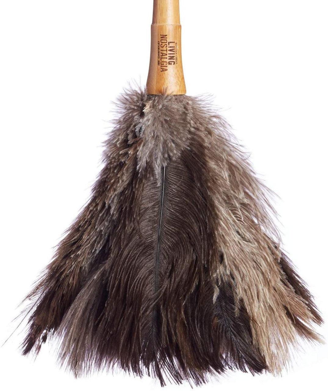 Living Nostalgia Genuine Natural Ostrich Feather Duster - RUTHERFORD & Co