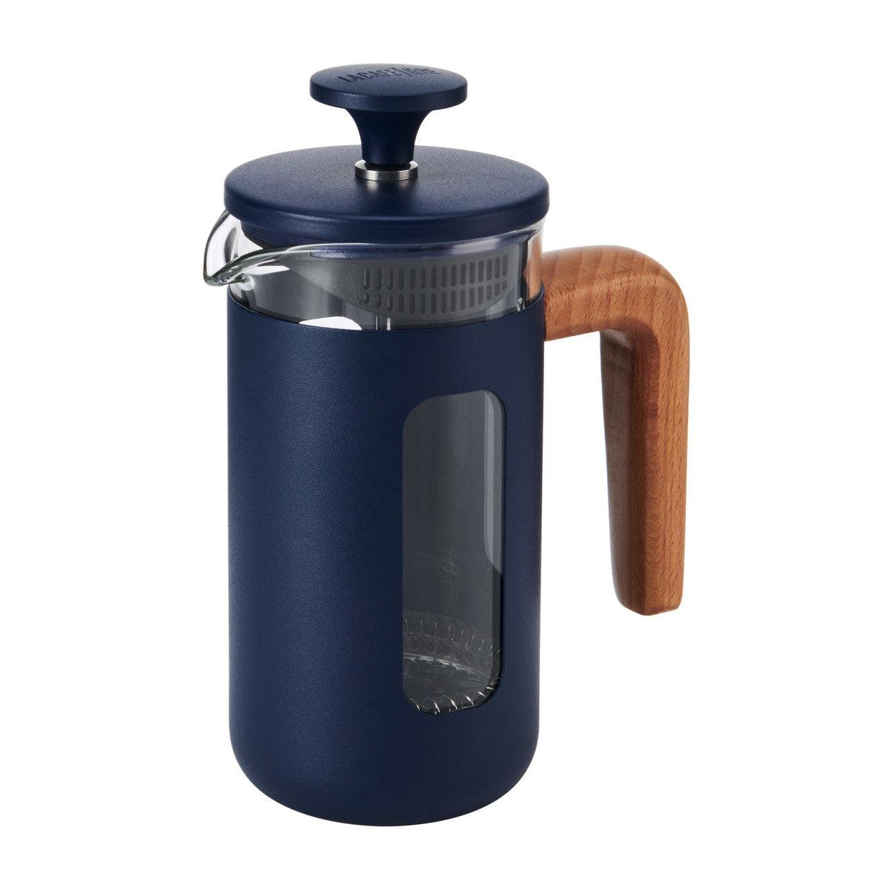 La Cafetière Pisa 3-Cup Cafetiere, Navy - RUTHERFORD & Co