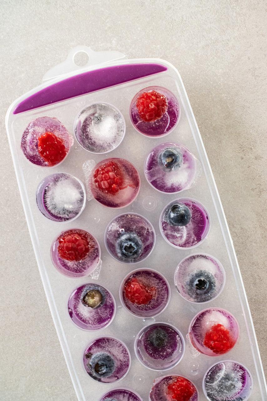 Colourworks Purple Pop Out Flexible Ice Cube Tray - RUTHERFORD & Co