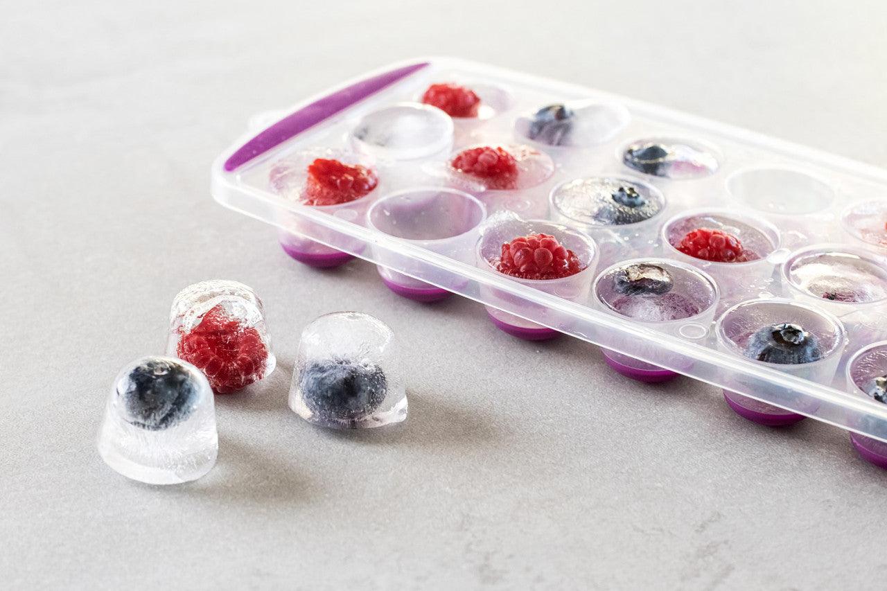 Colourworks Purple Pop Out Flexible Ice Cube Tray - RUTHERFORD & Co