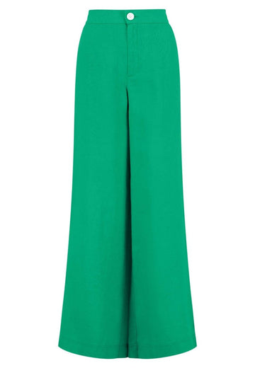 Wide leg Linen Pants - RUTHERFORD & Co