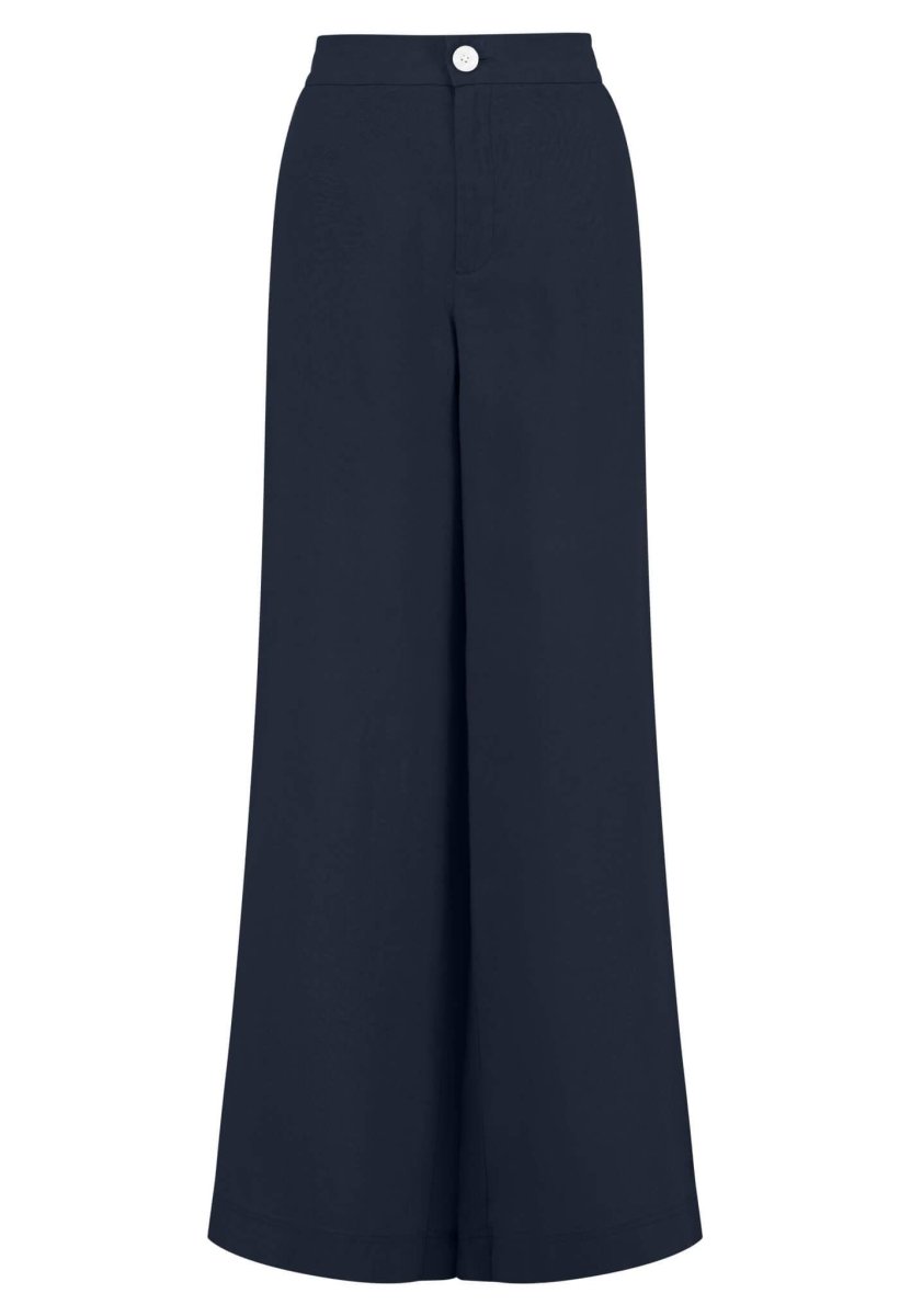 Wide leg Linen Pants - RUTHERFORD & Co