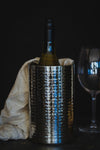 BarCraft Stainless Steel Hammered Wine Cooler - RUTHERFORD & Co