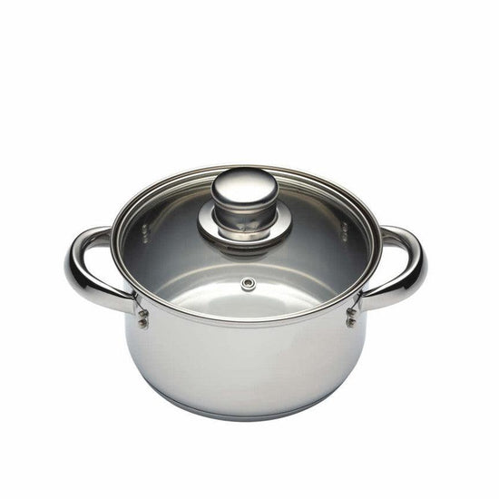 KitchenCraft Stainless Steel Three Tier 20cm Steamer - RUTHERFORD & Co