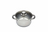 KitchenCraft Stainless Steel Three Tier 20cm Steamer - RUTHERFORD & Co