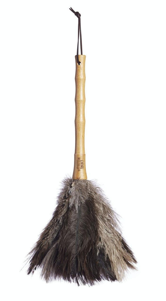 Living Nostalgia Genuine Natural Ostrich Feather Duster - RUTHERFORD & Co