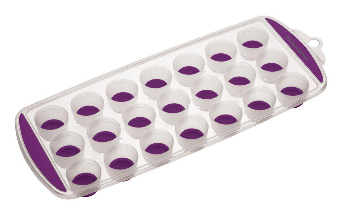Colourworks Purple Pop Out Flexible Ice Cube Tray - RUTHERFORD & Co