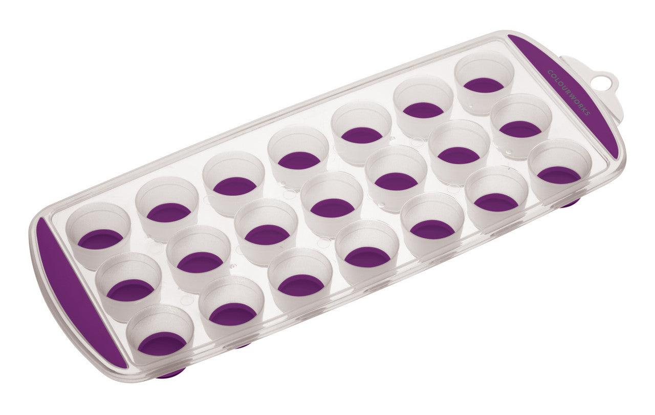 Colourworks Purple Pop Out Flexible Ice Cube Tray - RUTHERFORD & Co