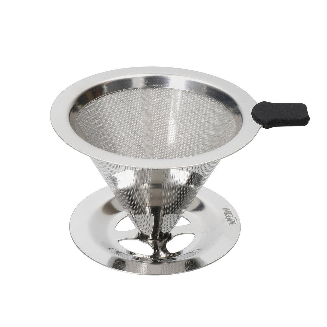La Cafetière Pour Over Coffee Dripper, Stainless Steel - RUTHERFORD & Co